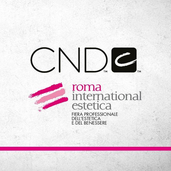 CND™ vi aspetta a Roma International Estetica, presso la Fiera di Roma dal 4 al 6 Febbraio.